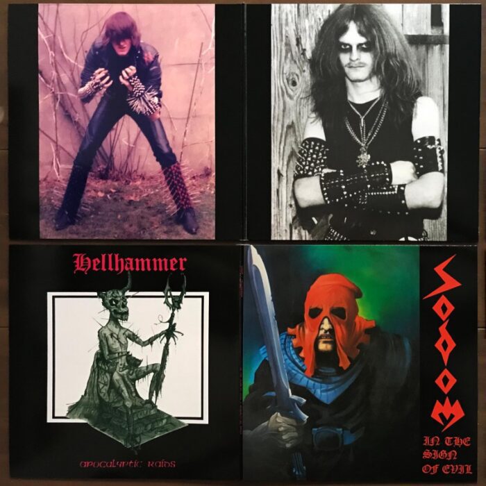 Hellhammer – Apocalyptic Raids / Sodom – In The Sign Of Evil – Split 12″ Vinyl